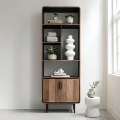 New DTP Home Wandkast Evo Teakhout, 220 x 80cm