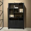 Online Livingfurn Wandkast Norris Mangohout en staal, 180 x 110cm
