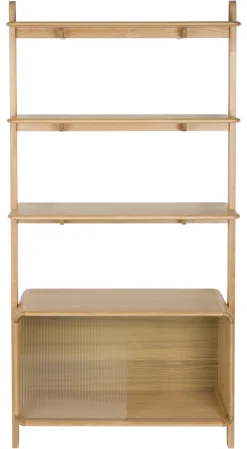 Sale Zuiver Wandkast Rise Essen en Rubberhout, 180 x 90cm