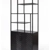 Livingfurn Wandkast York Mangohout en staal