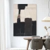 New Urban Cotton Wandkleed Abstract 2 in maat en frame naar keuze