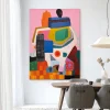 Outlet Urban Cotton Wandkleed Battle Of Colour in maat en frame naar keuze