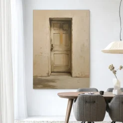 New Urban Cotton Wandkleed Beige Door in maat en frame naar keuze