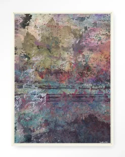 Online Urban Cotton Wandkleed Birch Tree Autumn 2 in maat en frame naar keuze
