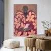 New Urban Cotton Wandkleed Borrowed Home in maat en frame naar keuze