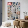 Hot Urban Cotton Wandkleed Brigitte in maat en frame naar keuze