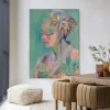 Urban Cotton Wandkleed Calm in maat en frame naar keuze