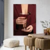 Online Urban Cotton Wandkleed Cherry Martini in maat en frame naar keuze