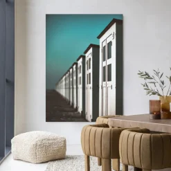 Clearance Urban Cotton Wandkleed City Life @ The Beach in maat en frame naar keuze