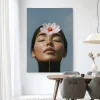 Online Urban Cotton Wandkleed Cosmos in maat en frame naar keuze