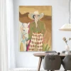 Best Urban Cotton Wandkleed Cowgirl 3 in maat en frame naar keuze
