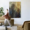 Online Urban Cotton Wandkleed Drops in maat en frame naar keuze