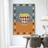 New Urban Cotton Wandkleed Eclectic Series 4 in maat en frame naar keuze