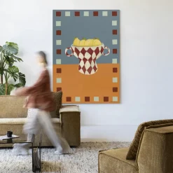 New Urban Cotton Wandkleed Eclectic Series 4 in maat en frame naar keuze