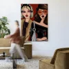 Hot Urban Cotton Wandkleed Fall Friends in maat en frame naar keuze
