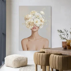 Outlet Urban Cotton Wandkleed Florine in maat en frame naar keuze