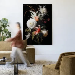 Urban Cotton Wandkleed Flower Selection in maat en frame naar keuze