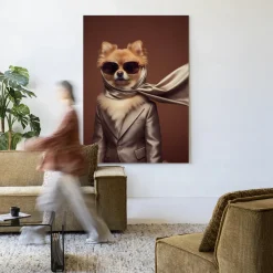 Discount Urban Cotton Wandkleed Foxy in maat en frame naar keuze