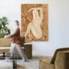 Discount Urban Cotton Wandkleed Freely Blooming in maat en frame naar keuze