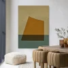 Best Urban Cotton Wandkleed Geen Beige in maat en frame naar keuze