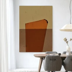 Discount Urban Cotton Wandkleed Geen Soort Van Oranje in maat en frame naar keuze