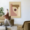 Clearance Urban Cotton Wandkleed Herbs in maat en frame naar keuze