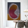 Best Urban Cotton Wandkleed Horizontal Oval in maat en frame naar keuze
