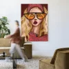Best Urban Cotton Wandkleed Im A 90s Girl in maat en frame naar keuze