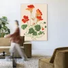 Clearance Urban Cotton Wandkleed La Cherry in maat en frame naar keuze