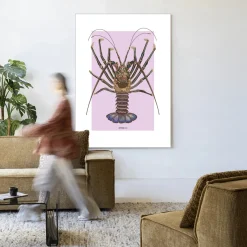 Online Urban Cotton Wandkleed Langosta in maat en frame naar keuze