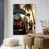 Sale Urban Cotton Wandkleed Miami Style in maat en frame naar keuze