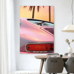 Discount Urban Cotton Wandkleed Miami Vice in maat en frame naar keuze