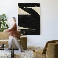 New Urban Cotton Wandkleed Nocturne Oasis in maat en frame naar keuze