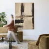 Hot Urban Cotton Wandkleed Noire in maat en frame naar keuze