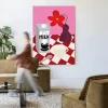 Urban Cotton Wandkleed Oatmilk Morning in maat en frame naar keuze