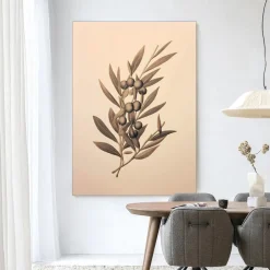 Online Urban Cotton Wandkleed Oliva in maat en frame naar keuze