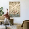 Hot Urban Cotton Wandkleed Oriental Day in maat en frame naar keuze