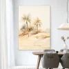 Online Urban Cotton Wandkleed Palm Dust in maat en frame naar keuze