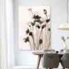 New Urban Cotton Wandkleed Pastel Flowers 2 in maat en frame naar keuze
