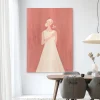 Clearance Urban Cotton Wandkleed Polly in maat en frame naar keuze