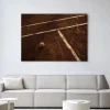 Urban Cotton Wandkleed Quiet Court in maat en frame naar keuze