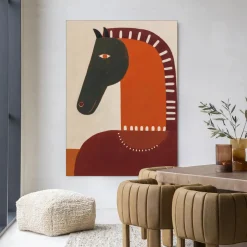 Sale Urban Cotton Wandkleed Quiet Guardians in maat en frame naar keuze