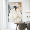 Outlet Urban Cotton Wandkleed Saloon Sam in maat en frame naar keuze