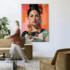 Sale Urban Cotton Wandkleed Senorita in maat en frame naar keuze