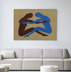 Clearance Urban Cotton Wandkleed Serene Embrace in maat en frame naar keuze