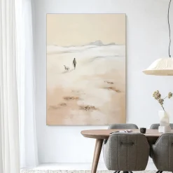 Clearance Urban Cotton Wandkleed Shepherd Verticaal in maat en frame naar keuze