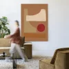 Sale Urban Cotton Wandkleed Spice in maat en frame naar keuze