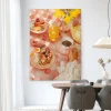 Clearance Urban Cotton Wandkleed Spring Breakfast in maat en frame naar keuze