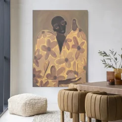 Sale Urban Cotton Wandkleed Twins in maat en frame naar keuze