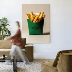Best Urban Cotton Wandkleed Veneta Fries in maat en frame naar keuze